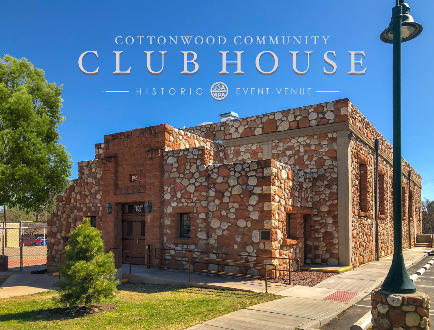 Cottonwood Community Club House Weddings in the heart of Arizona Wine Country