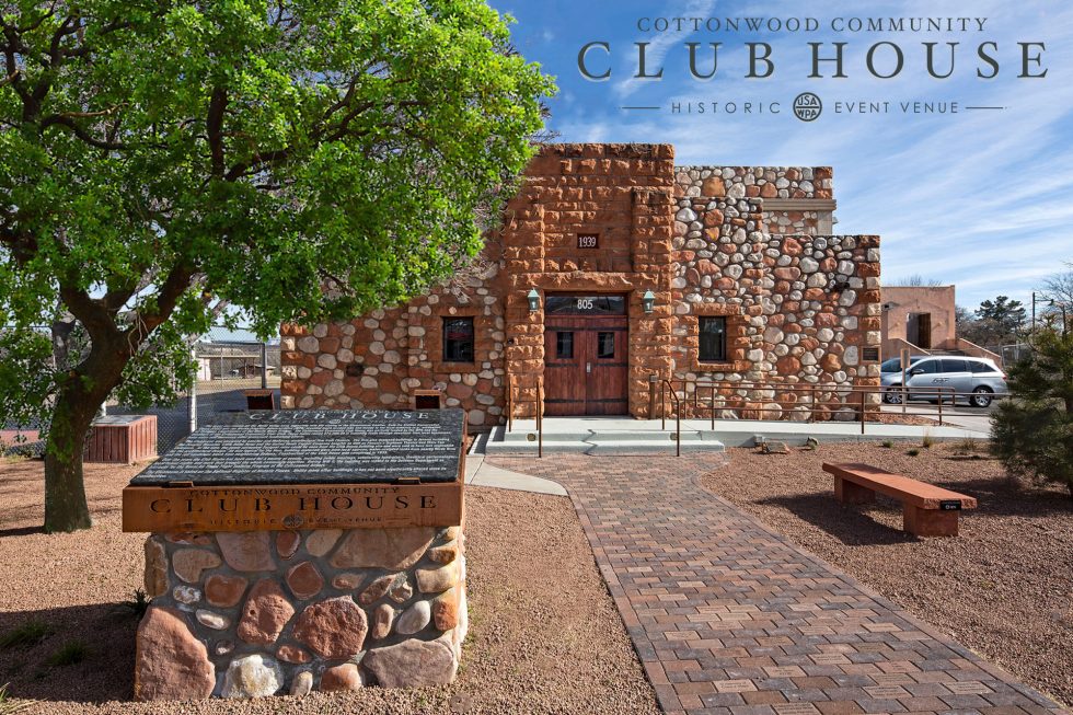 Cottonwood Community Club House Weddings in the Heart of Arizona Wine Country